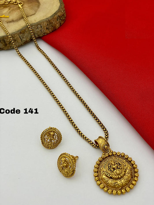 141 Fine Finish Antique Pendent Set