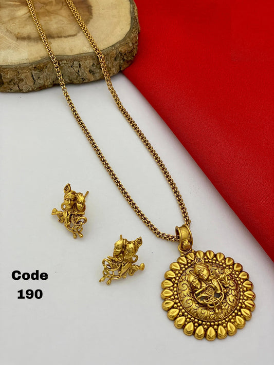190 Fine Finish Antique Pendent Set