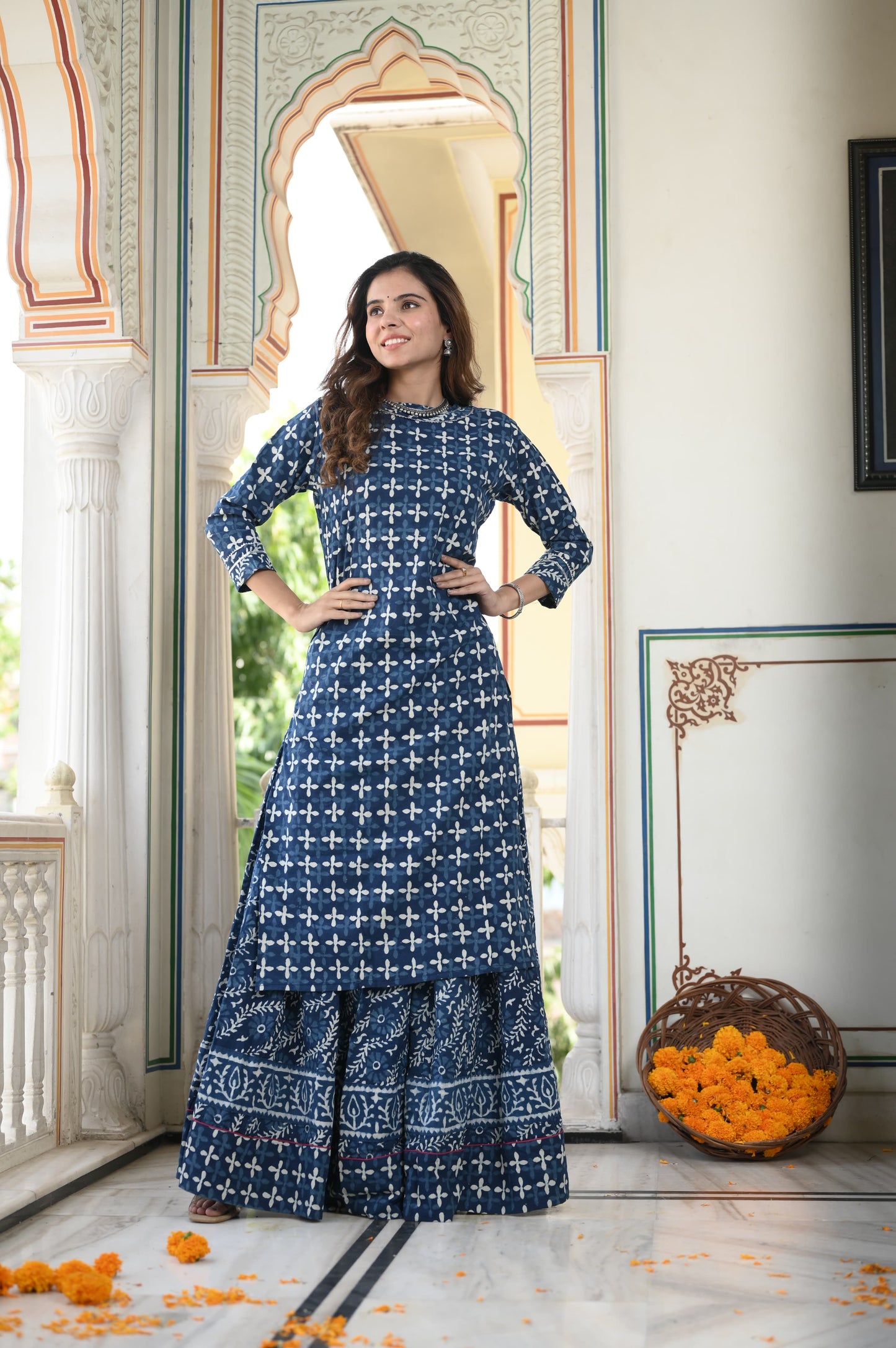 505 Long Kurta Lehenga - 2 PC Set