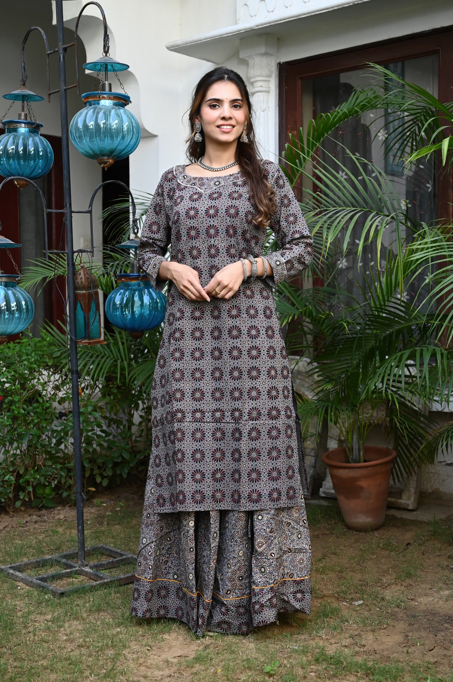 525 Long Kurta Lehenga - 2 PC Set