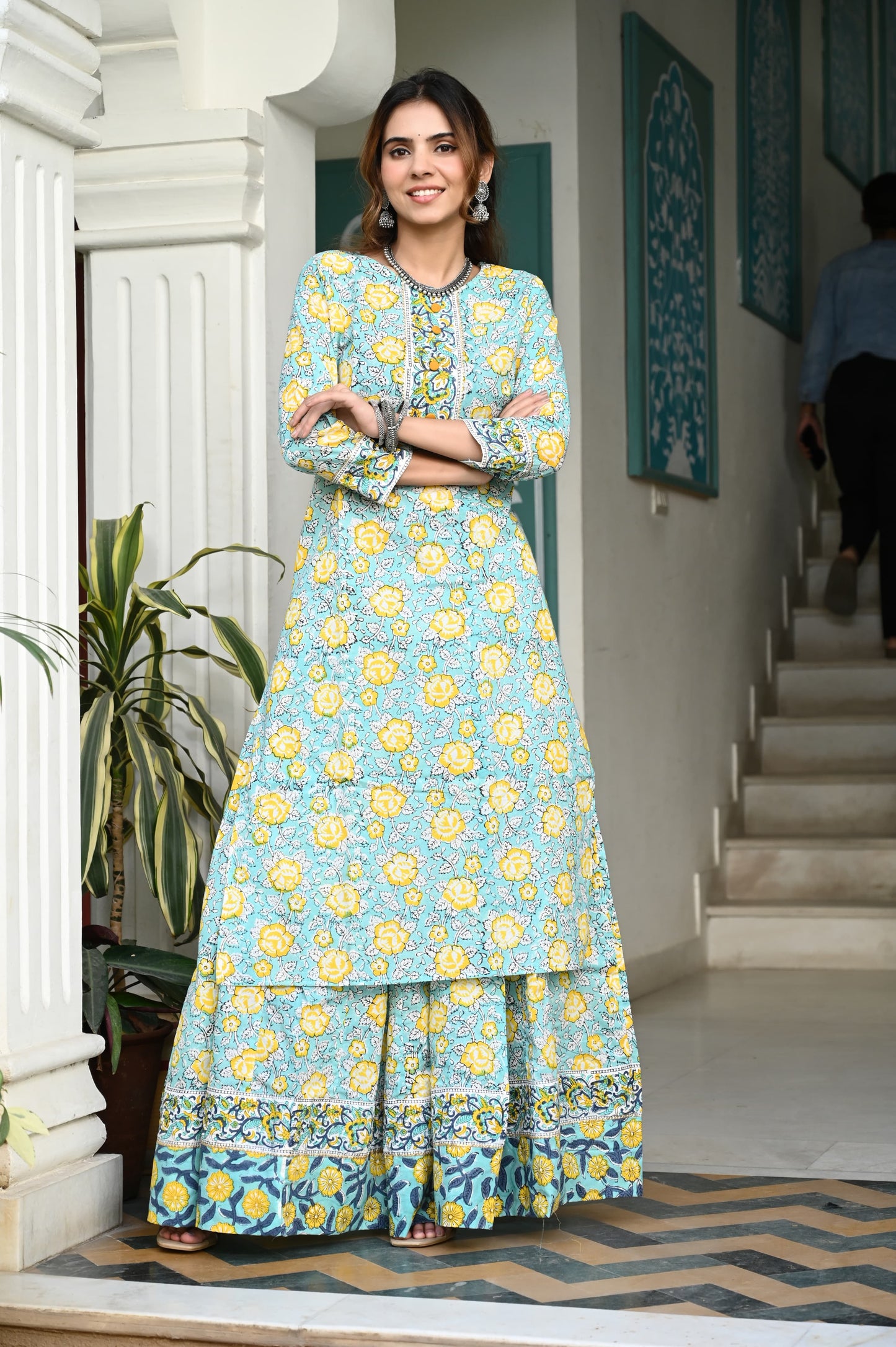 531 Long Kurta Lehenga - 2 PC Set