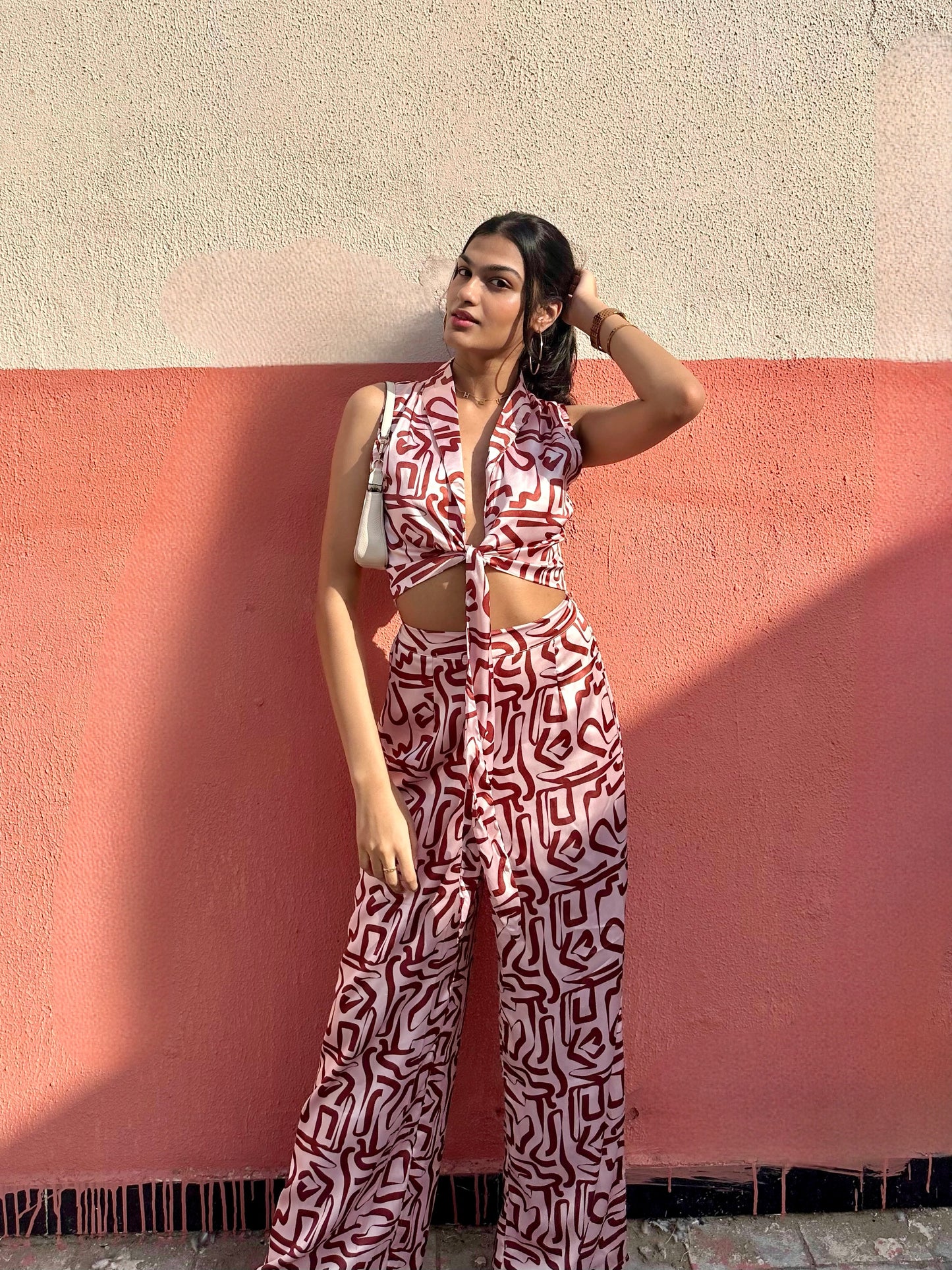 Edgy Satin Pants