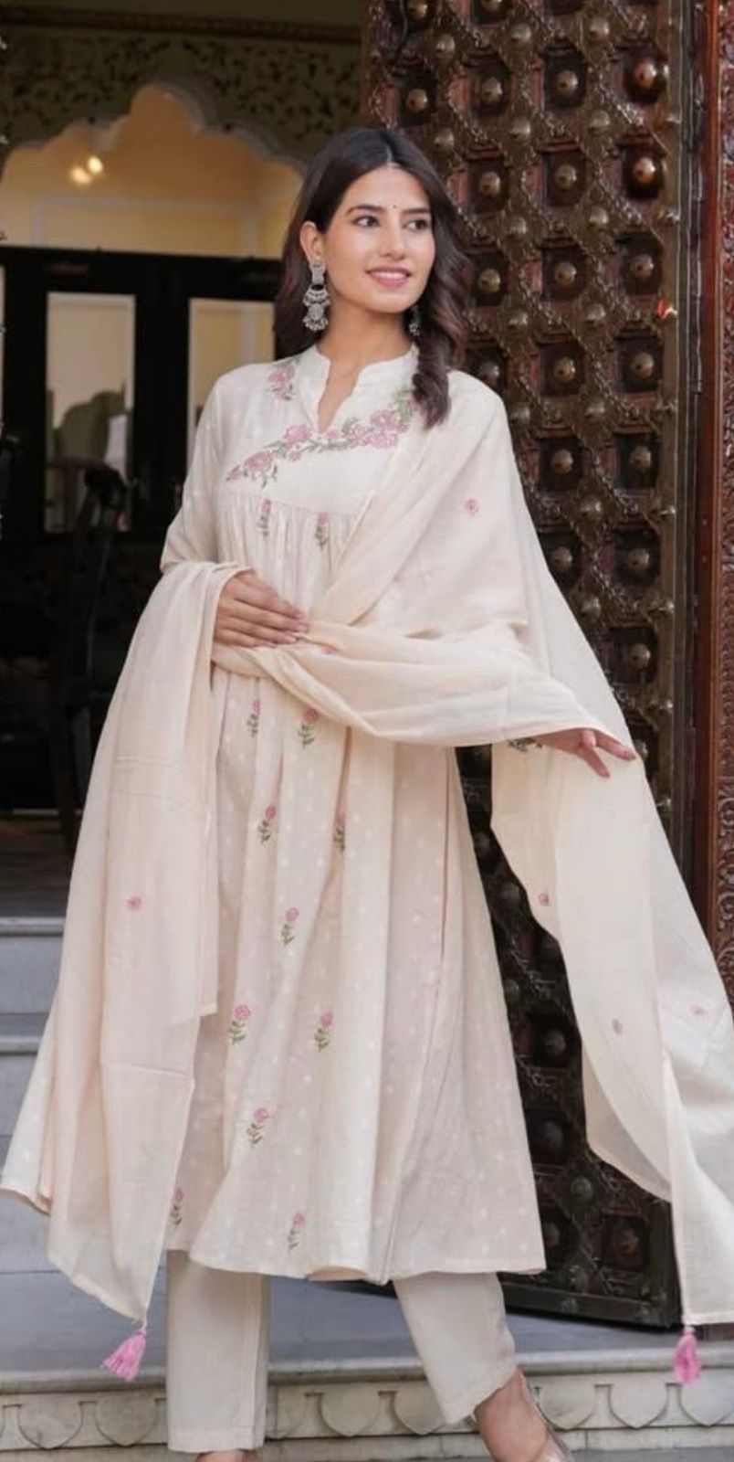 Beige Blossom - 3 PC Set