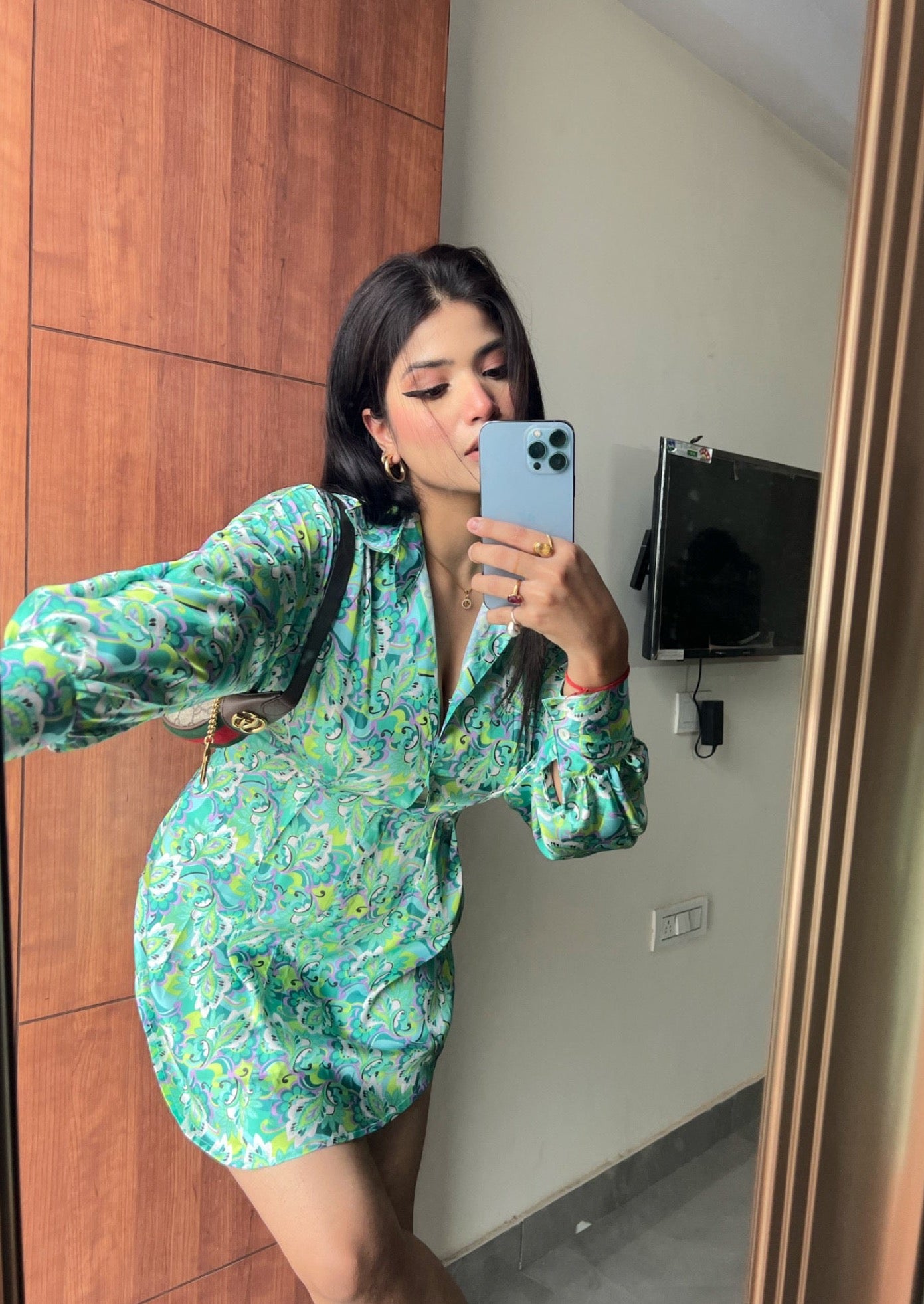Colour Burst Shirt Dress