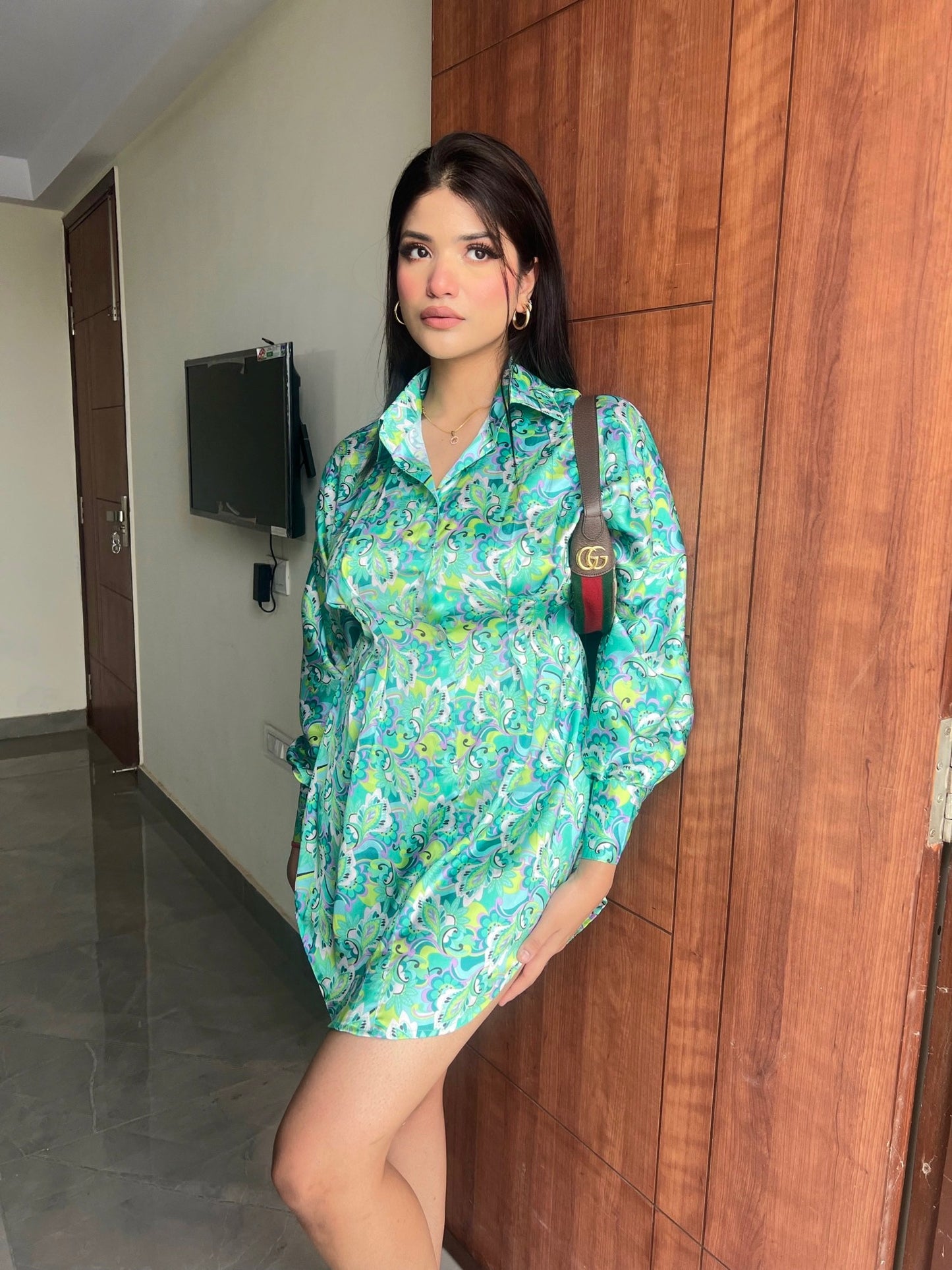 Colour Burst Shirt Dress