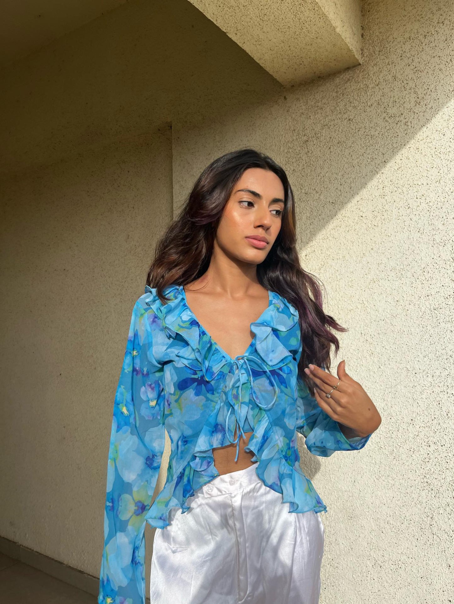 Flirty Ruffle Top