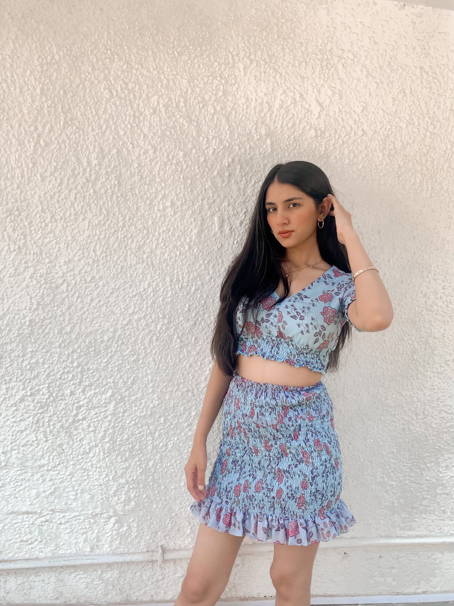 Powder Blue Kiss & Hug Co-ord Set