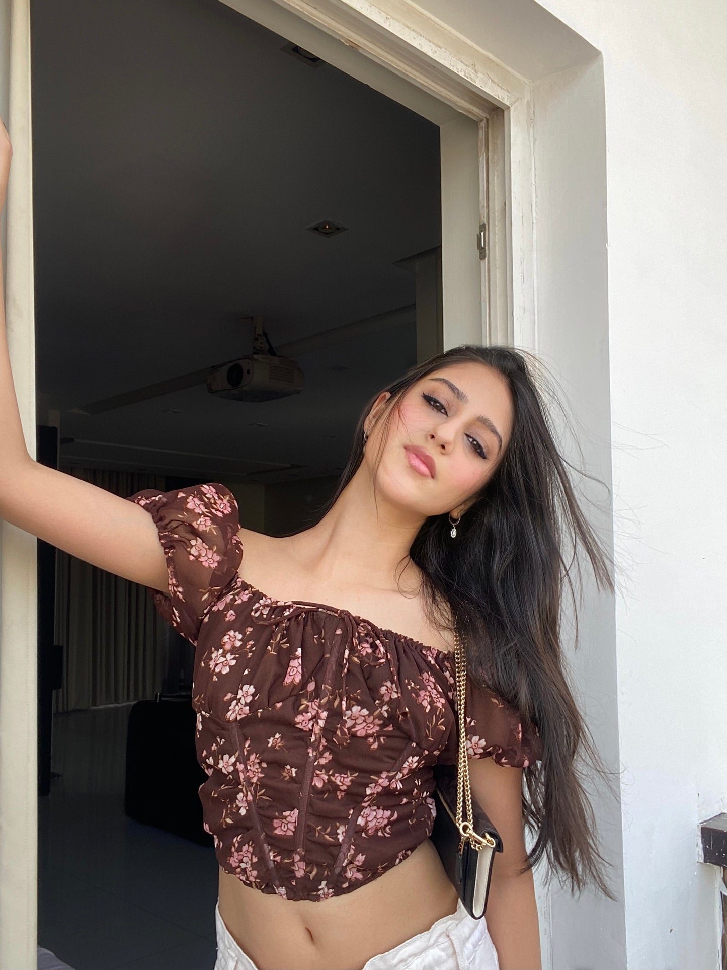 Chestnut Corset Top