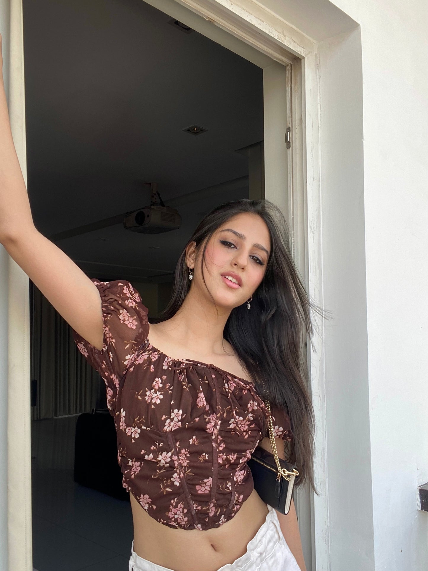 Chestnut Corset Top
