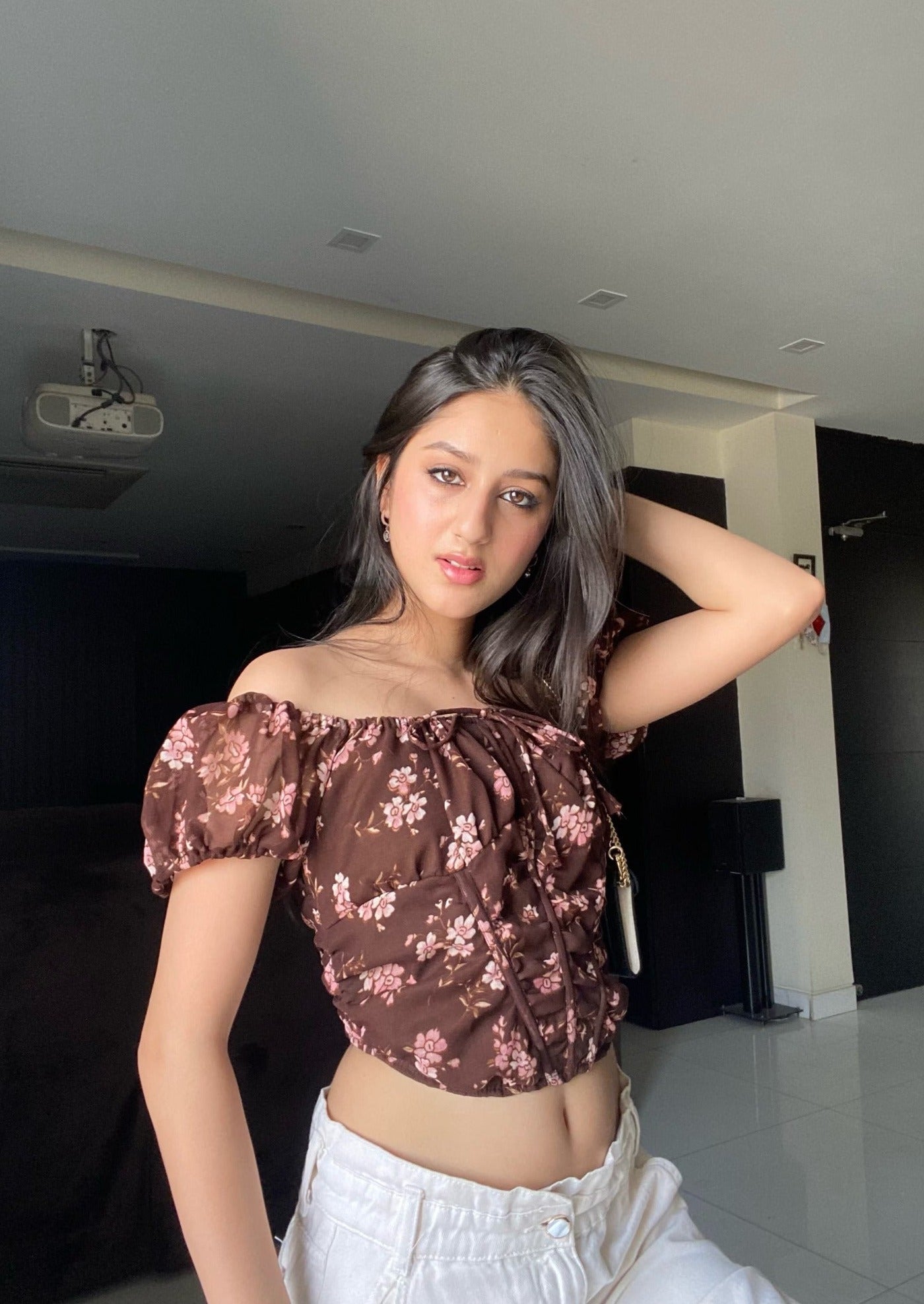 Chestnut Corset Top