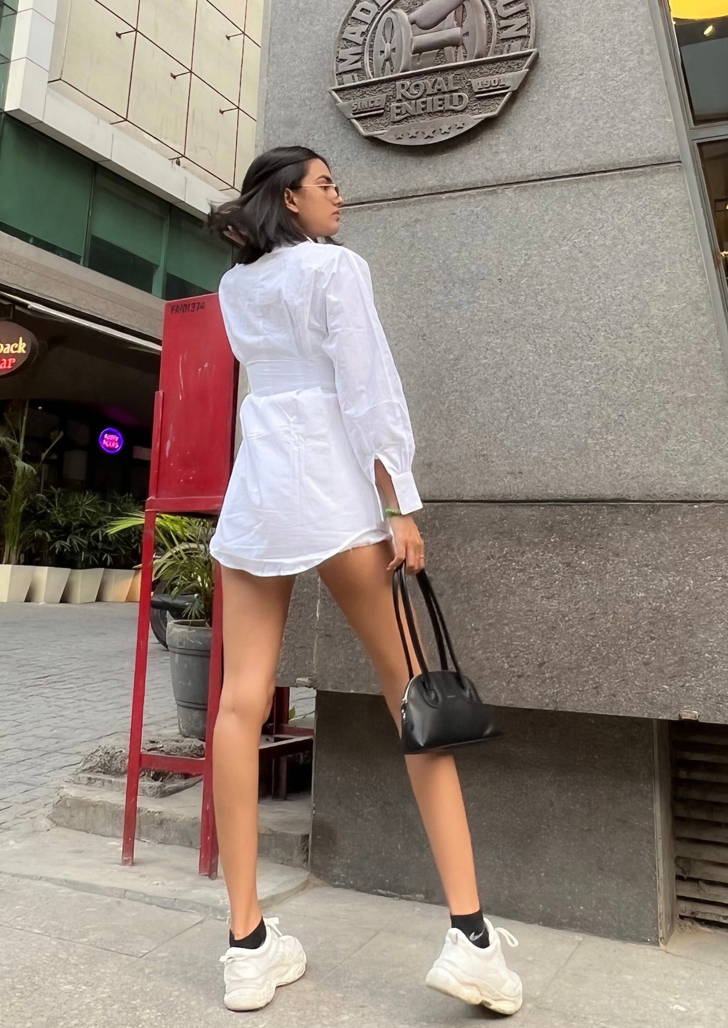 Ivory Shirt Dress