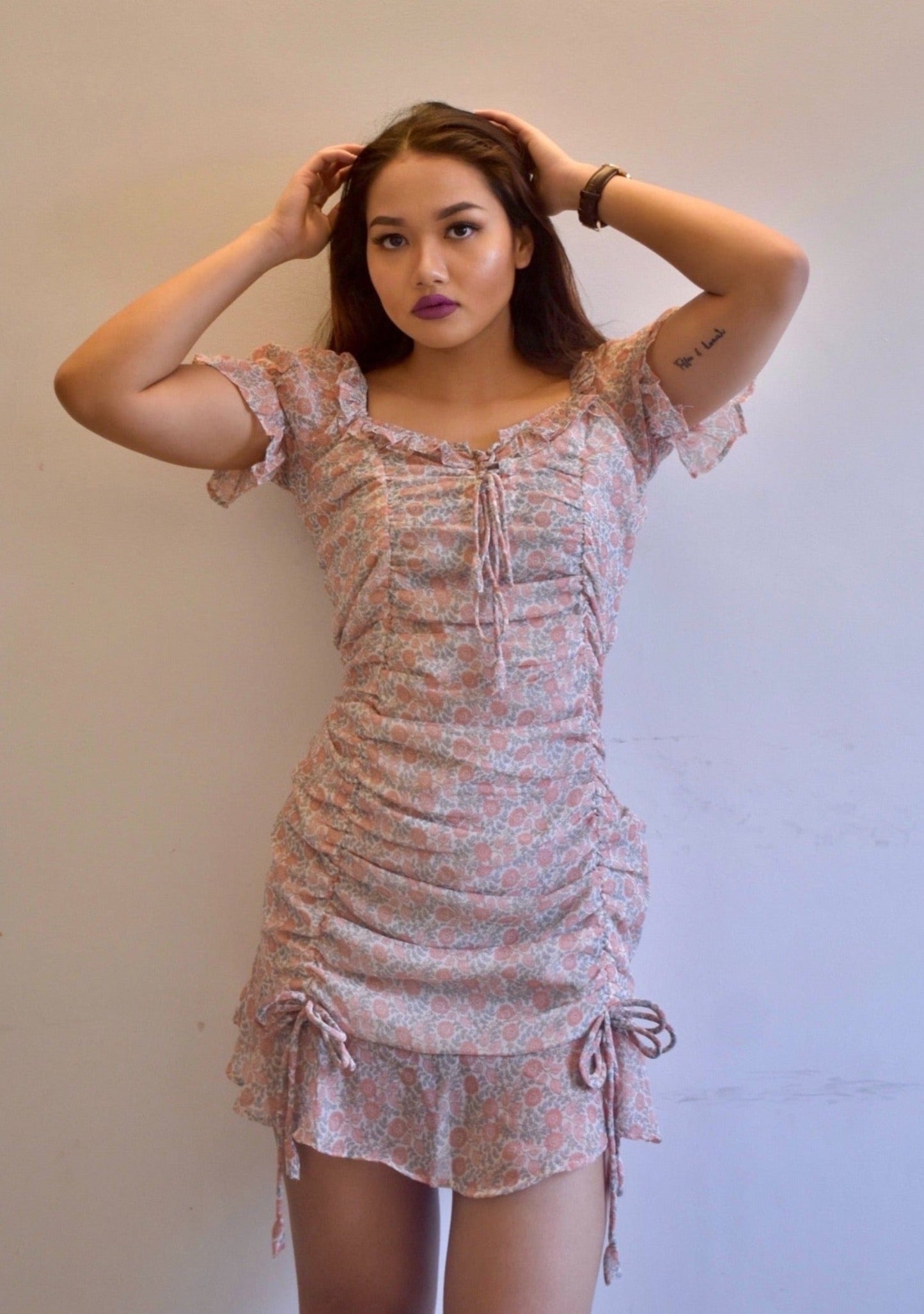 Peach Marshmallow Dress