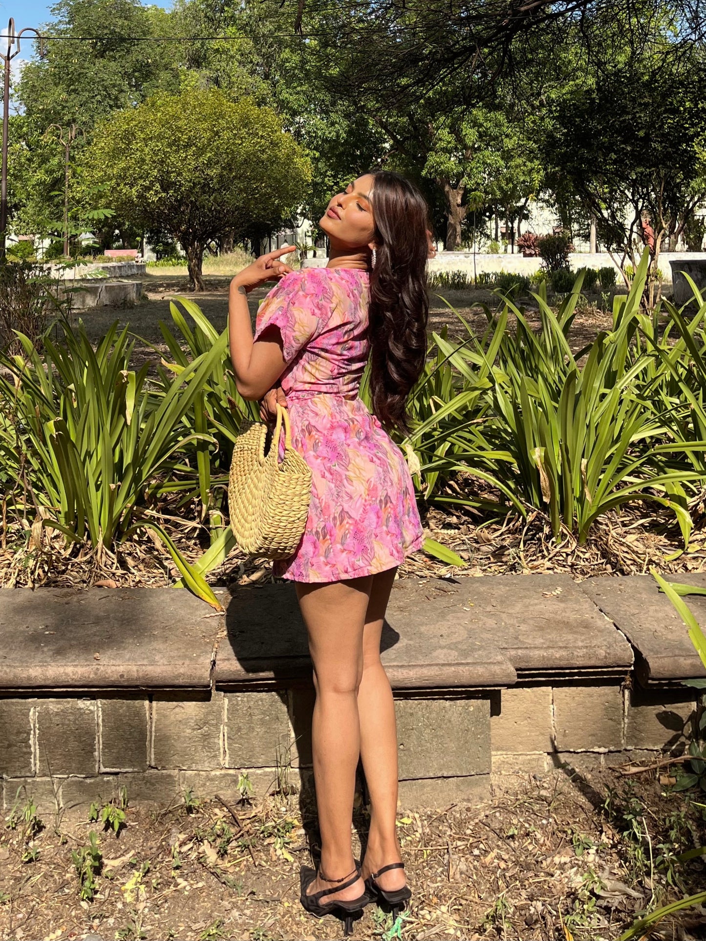 Pink Sizze lWrap Dress