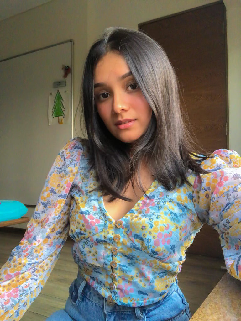 Romantic Flowery Top