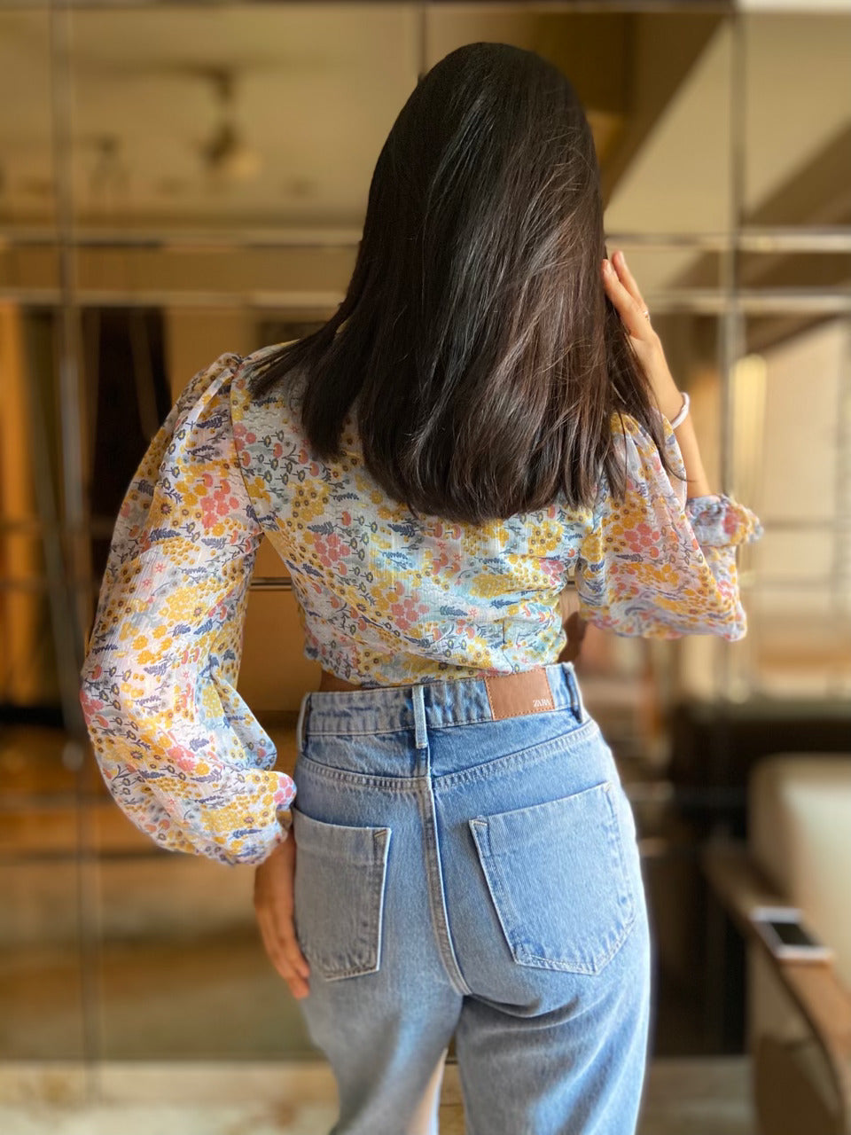 Romantic Flowery Top