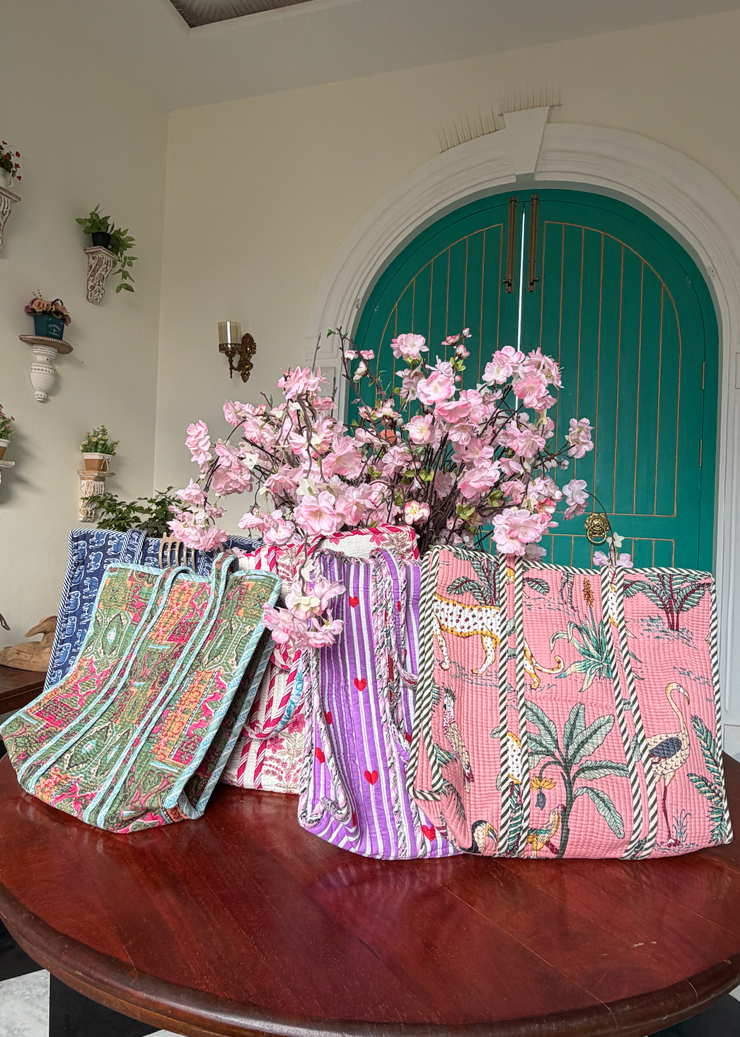 Vintage Patchwork Tote