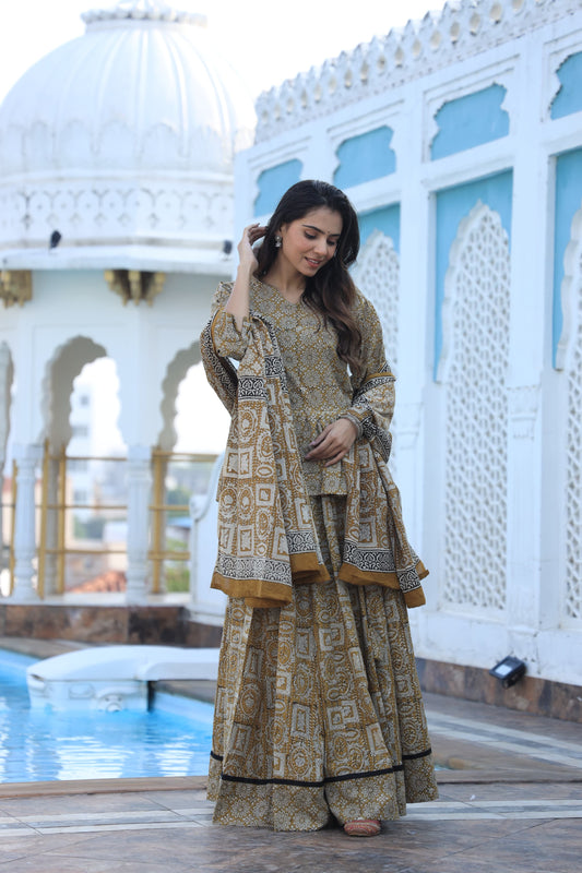 108 Short Kurti Lehenga Dupatta-3 PC Set