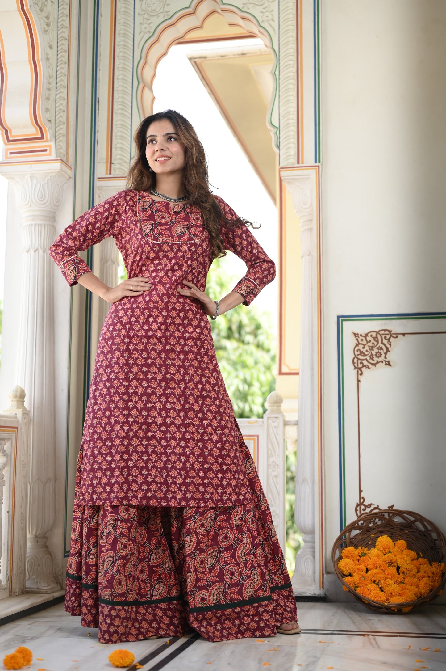 509 Long Kurta Lehenga - 2 PC Set