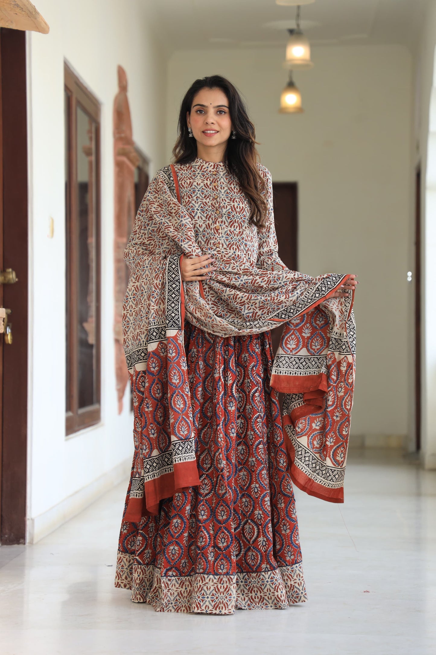 913 Short Top Lehenga Dupatta-3 PC Set