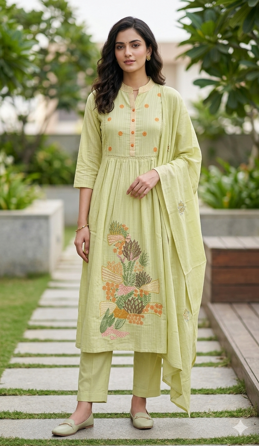 Green Orchid - 3 PC Set