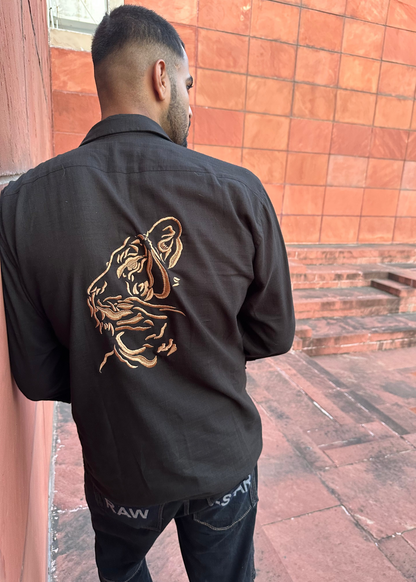 Bagh Embroidered Black Shirt