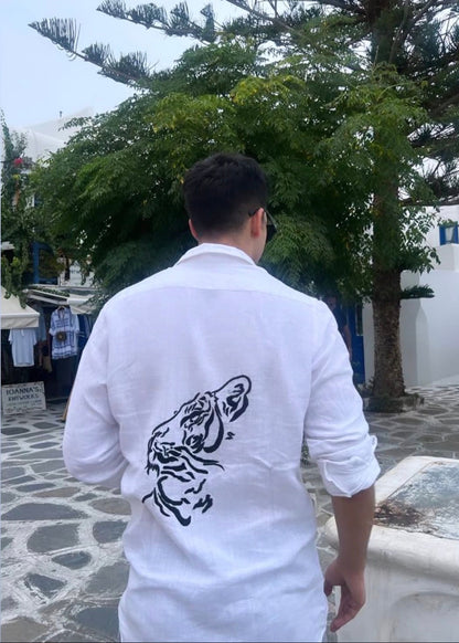 Bagh Embroidered White Shirt