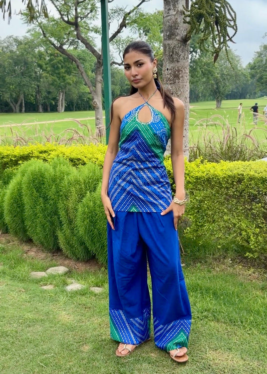 Morni Bandhani Set