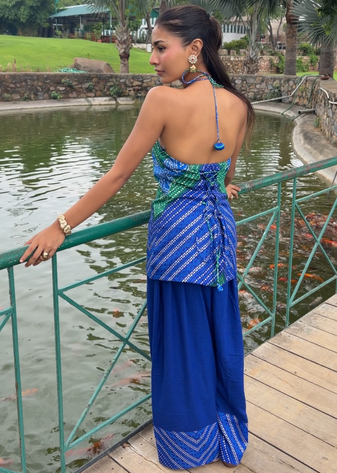 Morni Bandhani Set