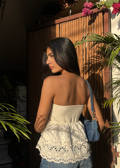 Vanilla Lace Top