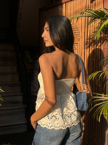 Vanilla Lace Top