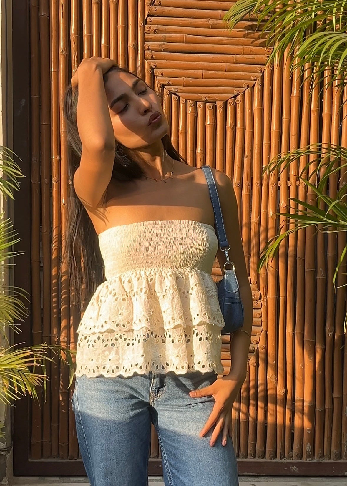 Vanilla Lace Top