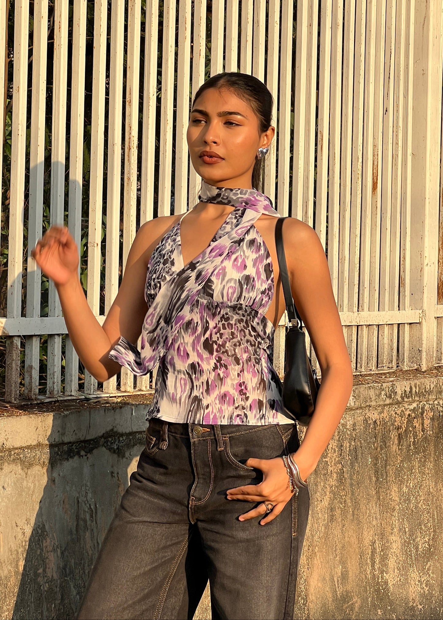 Leopard Baddie Top