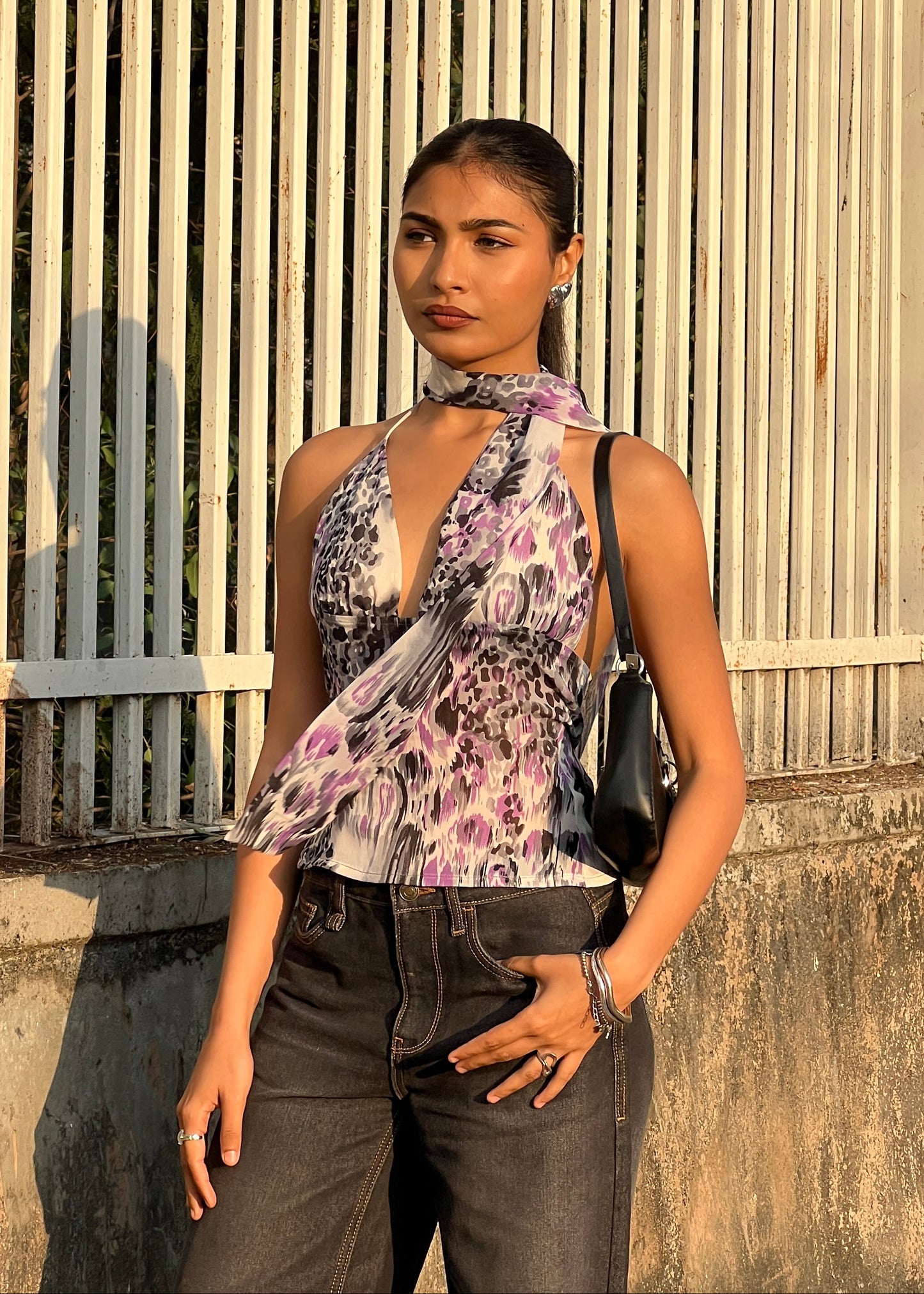 Leopard Baddie Top
