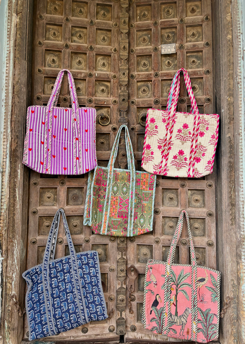 Vintage Patchwork Tote