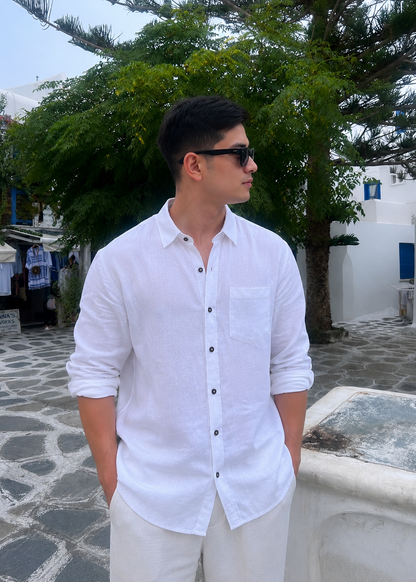 Bagh Embroidered White Shirt